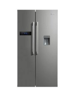 Swan Sr70110S 90Cm American-Style Double Door Fridge Freezer With Water Dispenser - Silver